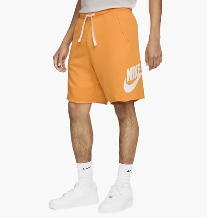 Шорти чоловічі Nike Club Alumni French Terry Orange DX0502-717
