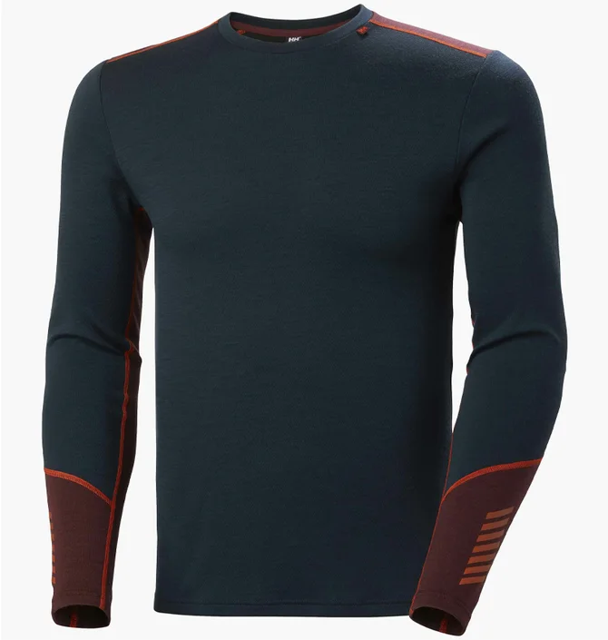 Термобілизна чоловіча Helly Hansen Lifa Merino Midweight Crew Green 49364-574