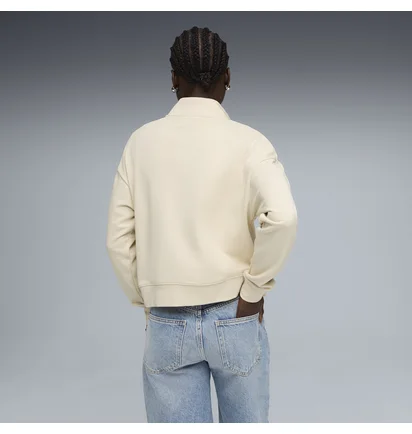 Кофта женская Puma Class Relaxed Half-Zip Beige 691873-87