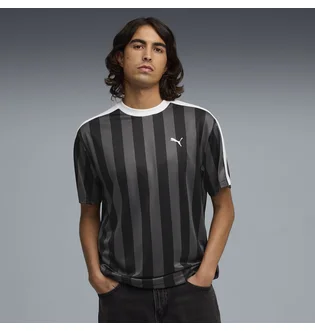 Футболка чоловіча Puma Ess T7 Striped Jersey Black/Grey 692195-01