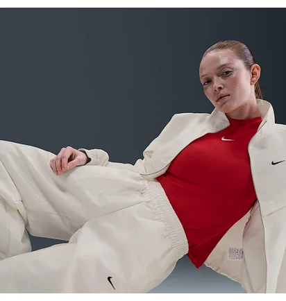 Штани жіночі Nike Liq Shine Beige HV2475-133