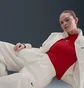 Штани жіночі Nike Liq Shine Beige HV2475-133