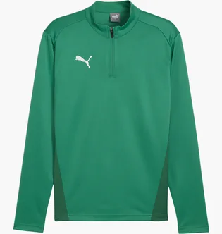 Кофта мужская Puma Teamgoal Training 1/4 Sweatshirt Rits Green 658629-05