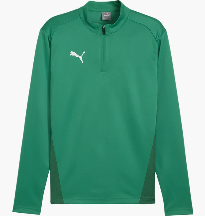 Кофта мужская Puma Teamgoal Training 1/4 Sweatshirt Rits Green 658629-05