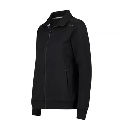 Куртка жіноча CMP Jacket Stretch Brushed Fleece Black 31D4266-U901