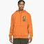 Худи мужское Air Jordan Mens Performance Hoodie Orange DH0598-893