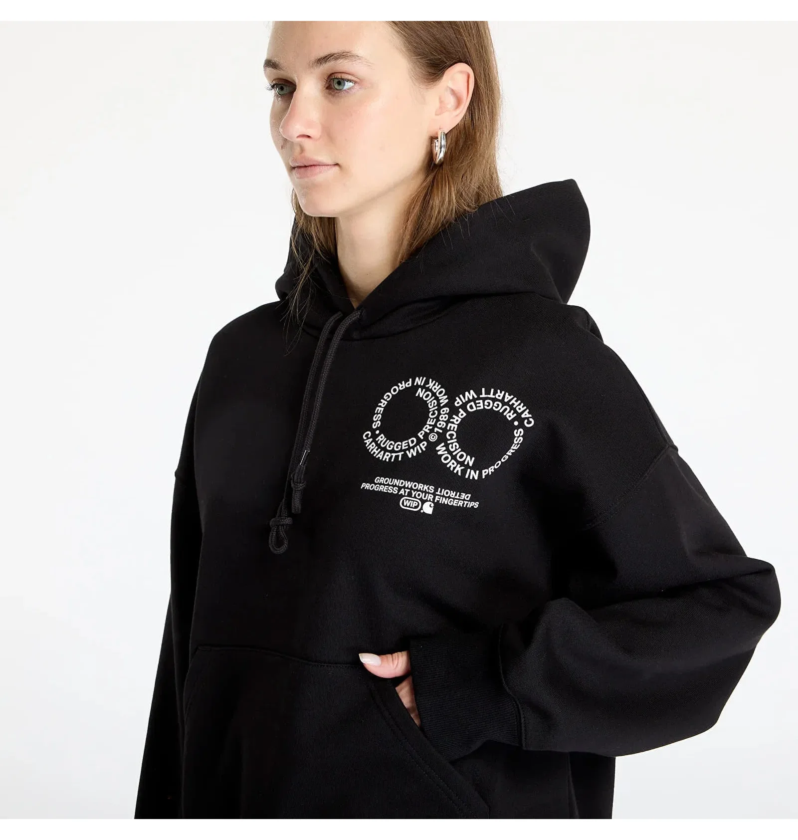 ᐉ Худи унисекс Carhartt WIP Rotation Black I034690.0D2XX - купить