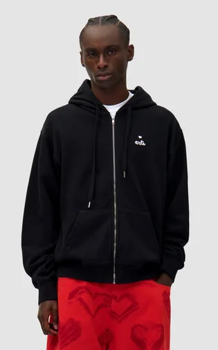 Толстовка чоловіча Arte Small Heart Hoodie Black SS25-174J