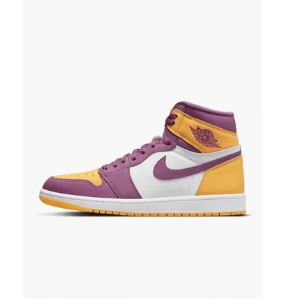 Кроссовки мужские Nike Jordan 1 Retro High Og Brotherhood Violet/Yellow 555088-706