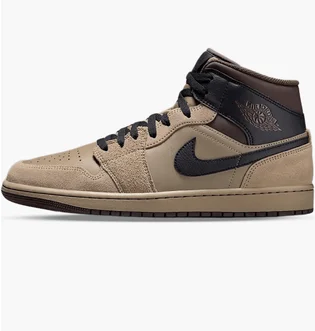 Кроссовки мужские Air Jordan 1 Mid Brown/Beige HV6422-200