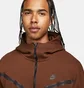 Толстовка чоловіча Nike M Nsw Tch Flc Hoodie Fz Wr Brown Cu4489-259