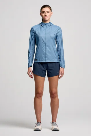 Вітровка жіноча Saucony Peregrine Packaway Jacket Blue SAW800480-AO