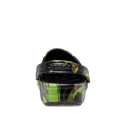 Тапочки унисекс CROCS Classic Spray Camo Clog Black 208261