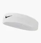 Повязка на голову  Nike Swoosh Headband White N.NN.07.101.OS
