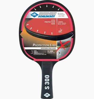 Ракетка для настольного тенниса Donic Protection Line 300 Black/Red 703054