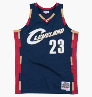 Майка чоловіча Mitchell & Ness Cleveland Cavaliers Nba Jersey Lebron James Blue SMJYGS18156-CCANAVY08LJAN