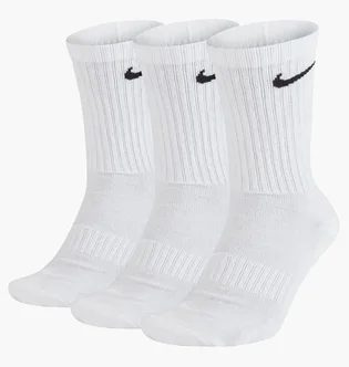 Шкарпетки унісекс Nike U Nk Everyday Cush Crew (3 пари) White SX7664-100