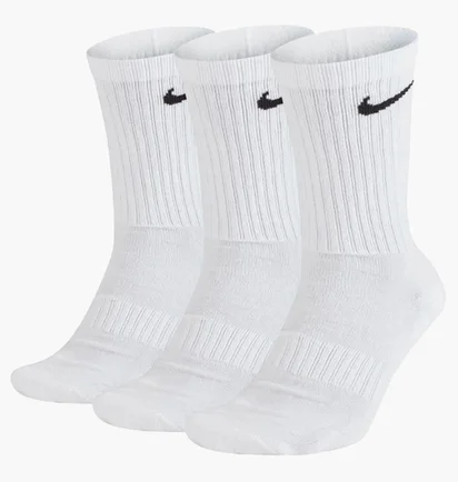 Шкарпетки унісекс Nike U Nk Everyday Cush Crew (3 пари) White SX7664-100