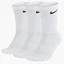 Носки унисекс Nike U Nk Everyday Cush Crew (3 пары) White SX7664-100