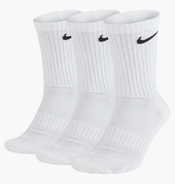 Шкарпетки унісекс Nike U Nk Everyday Cush Crew (3 пари) White SX7664-100