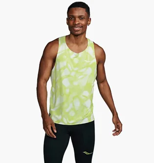 Майка чоловіча Saucony Endorphin Singlet Green SAM800382-SLS5