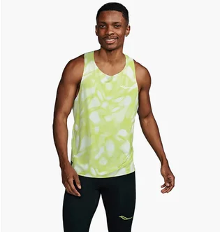 Майка чоловіча Saucony Endorphin Singlet Green SAM800382-SLS5