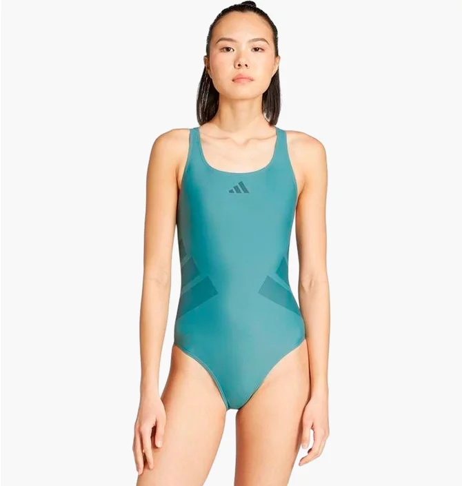 Купальник женский Adidas Logo C-Back Turquoise JW9691
