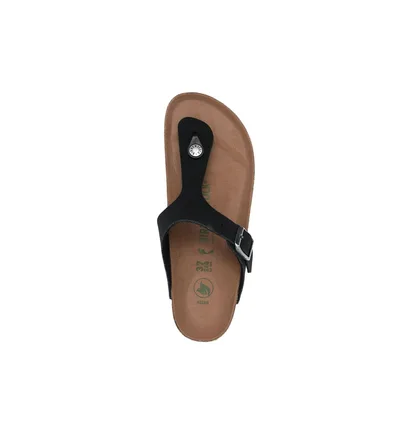 Тапочки жіночі BIRKENSTOCK Gizeh Bfbc Black 1020487