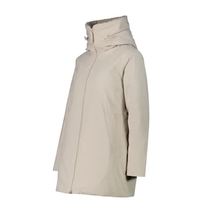 Куртка женская CMP Fix Hood Twill Beige 34K0236F-A238