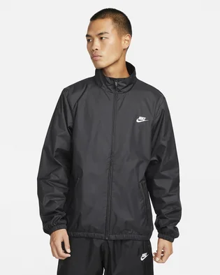 Куртка мужская Nike Club Woven Jacket Black Dx0672-010
