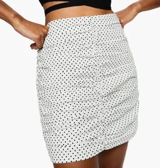 Спідниця жіноча Mango Capri Printed White 37010459