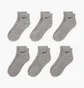 Носки унисекс Nike Everyday Csh Ankl Grey (6 пар) SX7669-064