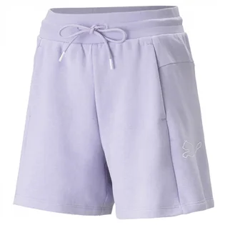 Шорты женские Puma Power Colorblock High-Waist Shorts Violet 673640-25