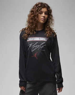 Лонгслив женский Air Jordan T-Shirt Black FD7205-010