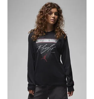 Лонгслив женский Air Jordan T-Shirt Black FD7205-010