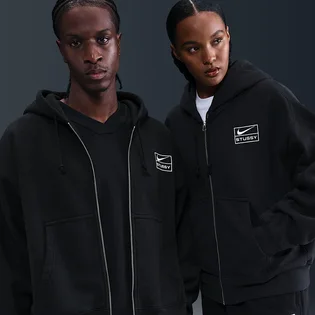 Толстовка унісекс Nike Nrg Stussy Fz Wshd Flchdy Black FJ9175-010