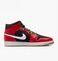 Кросівки чоловічі Air Jordan Retro 1 Mid Se Casual Shoes Red/Black Dq8417-006