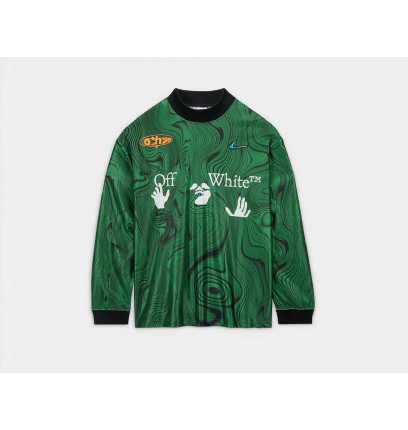ᐉ Лонгслив мужской Nike X Off White Jersey Green FQ0997-389