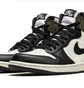 Кроссовки мужские Air Jordan 1 Retro High Og Black/White 555088-105
