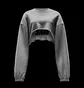 Світшот жіночий Nike Sportswearoversized French Terry Shrug Grey FV7509-063