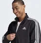 Спортивный костюм мужской Adidas Basic 3-Stripes Fleece Track Suit Black IJ6067
