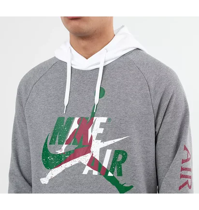 Худі чоловіче Air Jordan Jumpman Classics Fleece Hoodie Grey CK2852-093