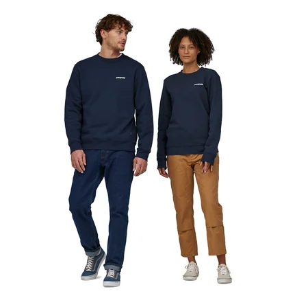 Свитшот мужской Patagonia P-6 Logo Uprisal Crew Sweatshirt New Blue NENA39657
