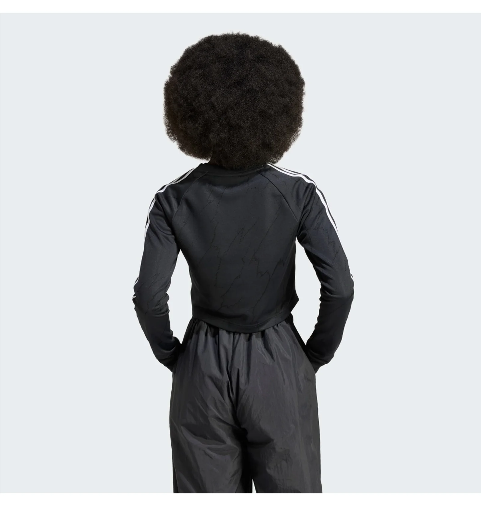 ᐉ Лонгслів жіночий Adidas Long Sleeve Cropped Jersey Black IT9707