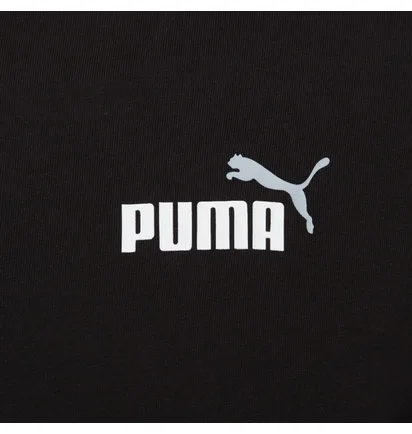 Худи мужское Puma T-Shirt Ess+ 2 Col Small Logo Black 67447061