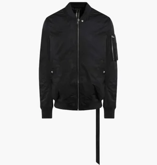 Бомбер мужской Rick Owens Drkshdw Classic Flight Black DU01E3774-09