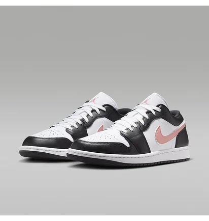 Кросівки чоловічі Air Jordan 1 Low White/Black 553558-165