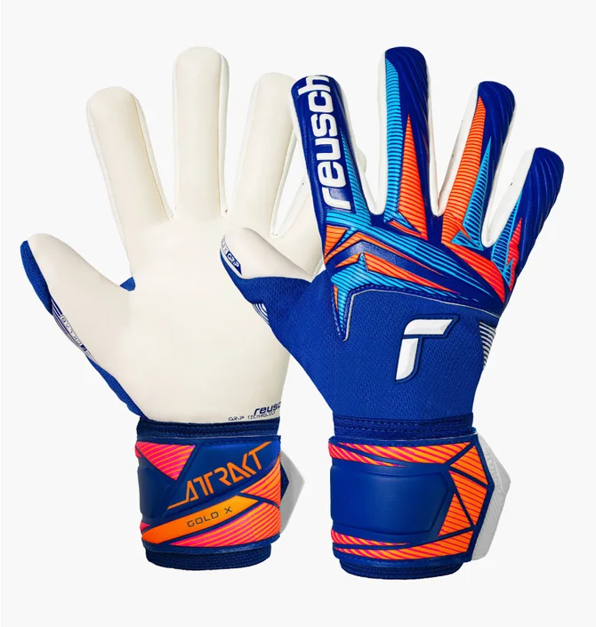 Рукавиці воротарські унісекс Reusch Attrakt Gold X Nc Blue 56-70-955-4126