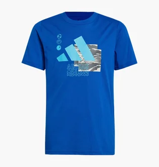 Футболка детская Adidas Camo Training Graphic Blue JI9094