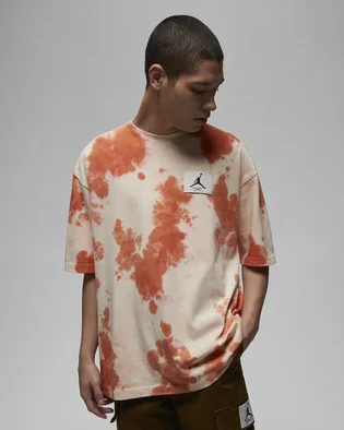 Футболка мужская Air Jordan Essentials MenS Oversized Graphic T-Shirt Beige/Orange DX9583-111